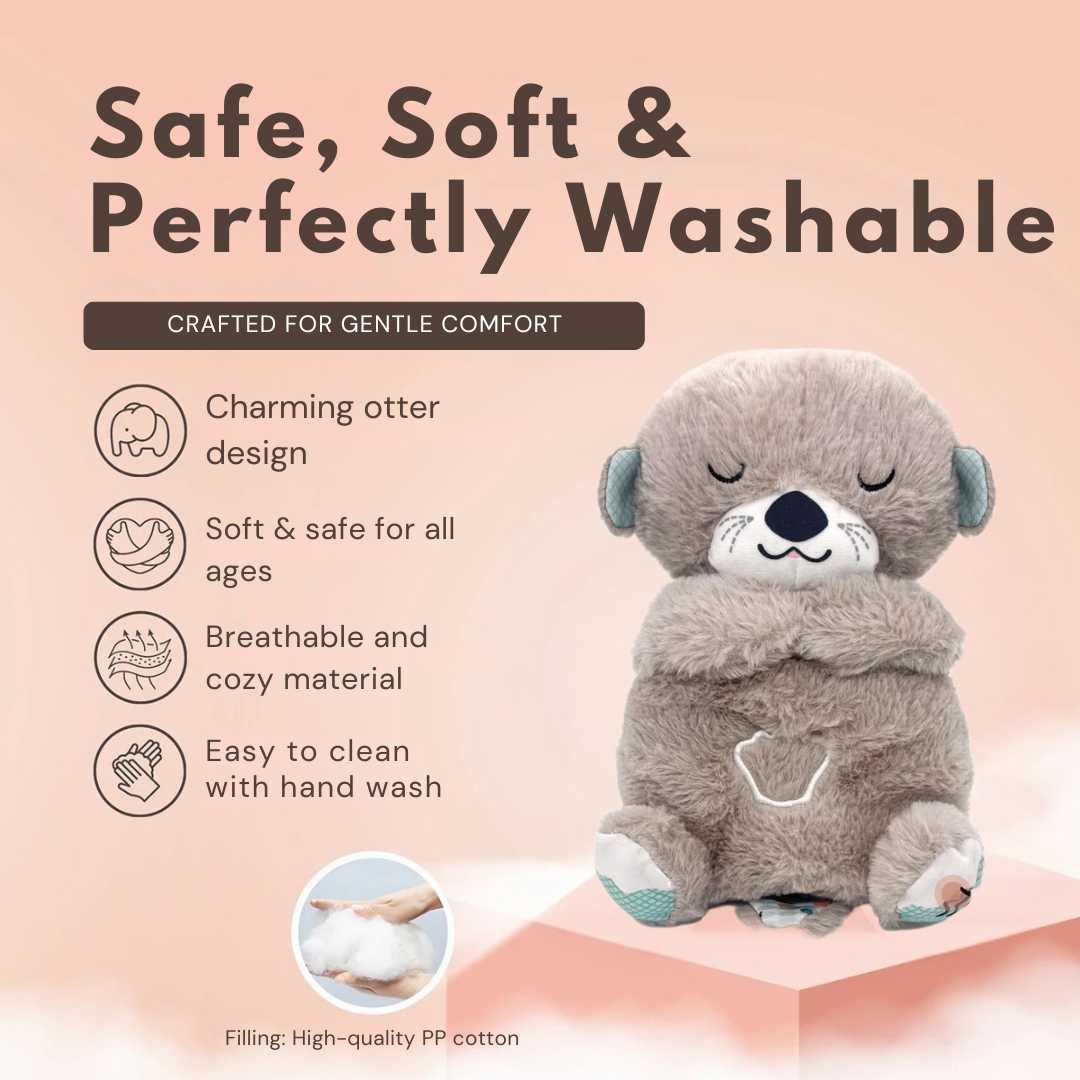 BreatheBuddie™ Otter – Snuggly Breathing Pal