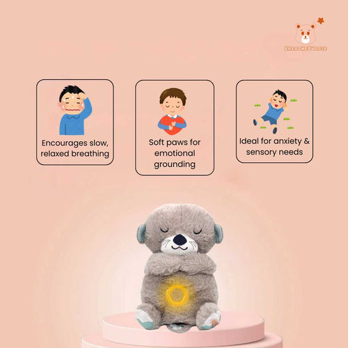 BreatheBuddie™ Otter – Snuggly Breathing Pal